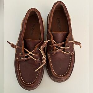 Sperry Topsider Boat Shoes AO twisted Lug Boys size 1